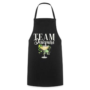 Junggesellinnenabschied Cocktail Team Daiquiri - Kochschürze - Schwarz - Vorne - AI Model Male 185 dark (185cm)