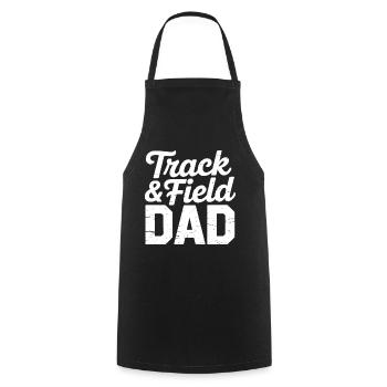 Dictions sportives Don d’Athlétisme - Tablier de cuisine - noir - Devant - AI Model Male 185 dark (185cm)