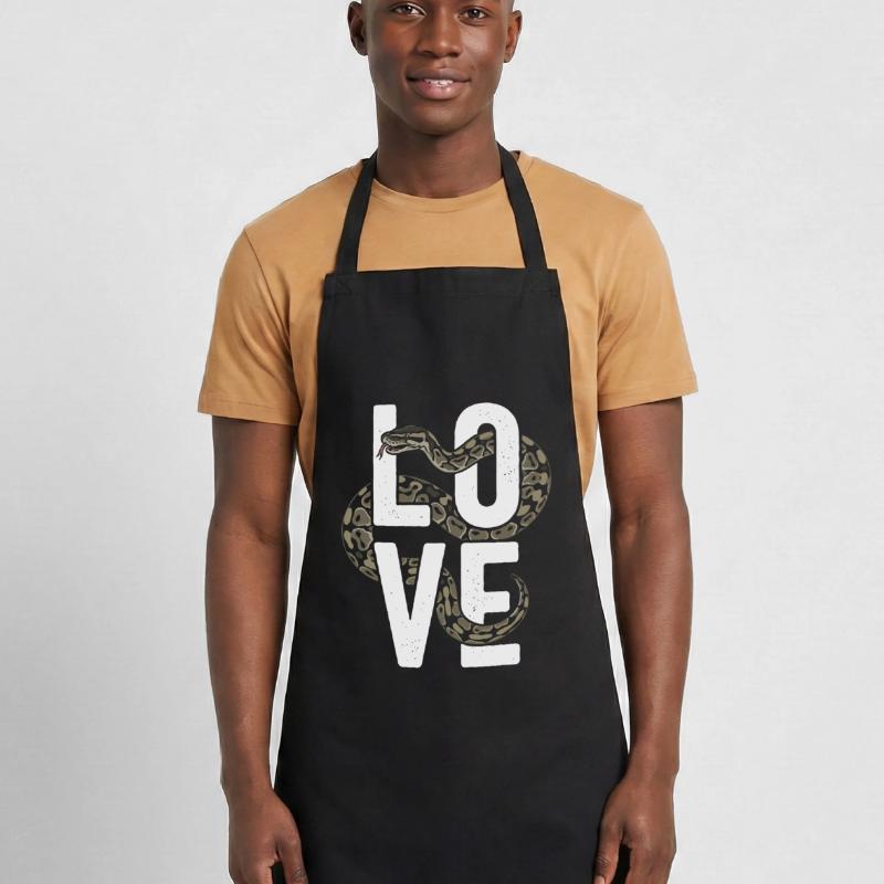 King Python Snakes LOVE Terrarium Python Cooking Apron