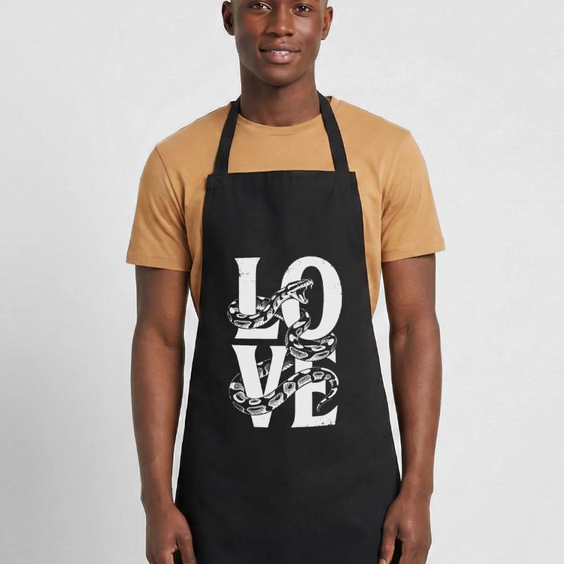 King Python Snakes LOVE Terrarium Python Cooking Apron