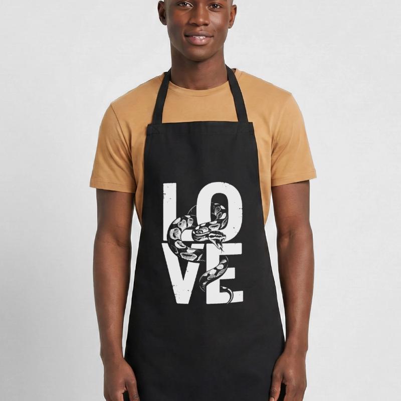 King Python Snakes LOVE Terrarium Python Cooking Apron