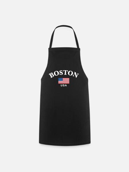 Boston, USA - Kochschürze - Schwarz