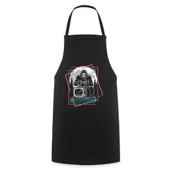 Bigfoot Gaming - Cooking Apron - black - Front - AI Model Male 185 dark (185cm)