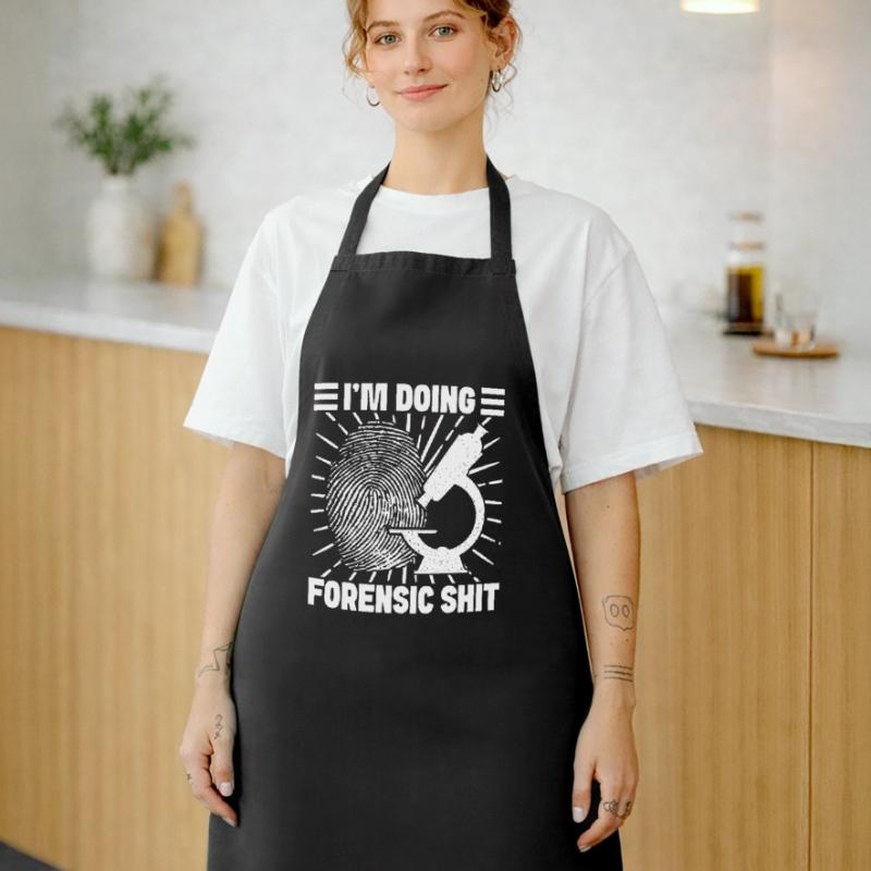 Forensic Analyst Doing Forensic Shit Squad Crime Cooking Apron