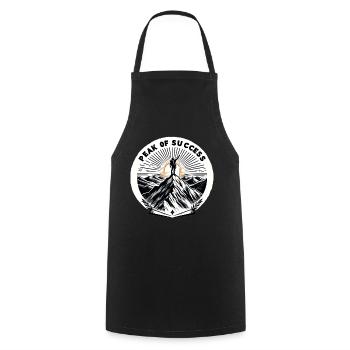 Summit of success - Cooking Apron - black - Front - AI Model Male 185 dark (185cm)
