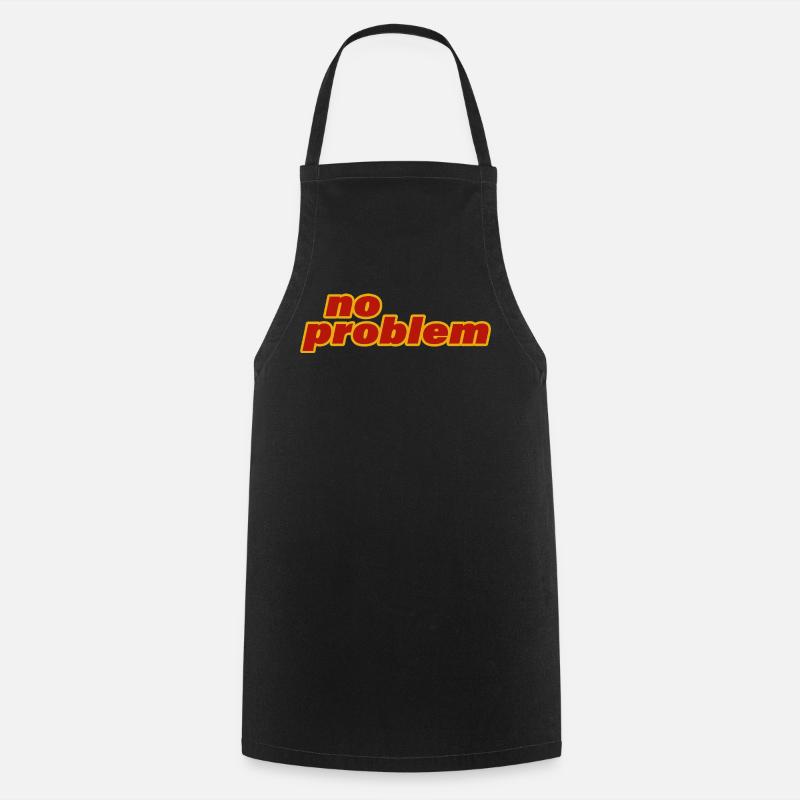 aucun problème - Tablier de cuisine - noir