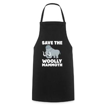 Mammoth - Cooking Apron - black - Front - AI Model Male 185 dark (185cm)