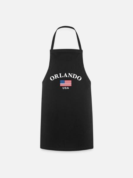 Orlando, USA - Kochschürze - Schwarz