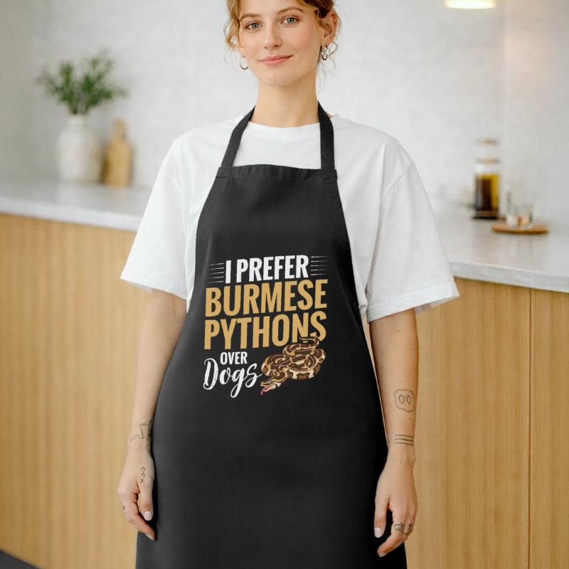 Python birman Stuff Reptile Foos Propriétaire de serpent Tablier de cuisine
