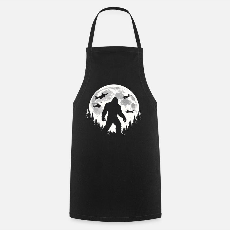 Bigfoot Avions - Tablier de cuisine - noir