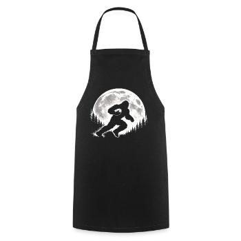 Bigfoot Rugby - Cooking Apron - black - Front - AI Model Male 185 dark (185cm)