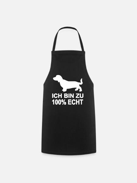 Dackel - Kochschürze - Schwarz