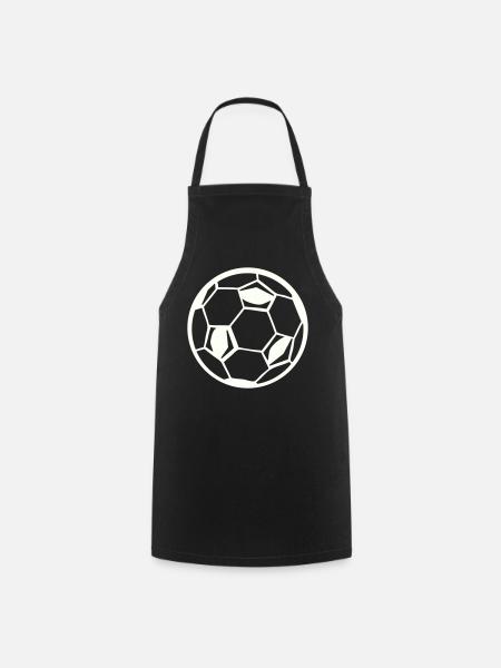 Soccer Fußball - Kochschürze - Schwarz
