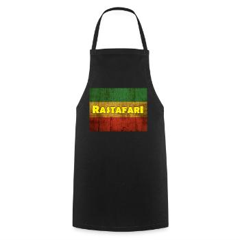 Rastafari - Tablier de cuisine - noir - Devant - AI Model Male 185 dark (185cm)