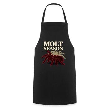 Tarantula Tarantula Holder Spider Owner - Cooking Apron - black - Front - AI Model Male 185 dark (185cm)