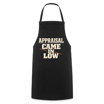Mortgage Brokers, Loan Officers, - Cooking Apron - black - Front - AI Model Male 185 dark (185cm)