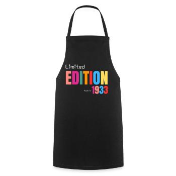 Limited edition Made in 1933 - Tablier de cuisine - noir - Devant - AI Model Male 185 dark (185cm)
