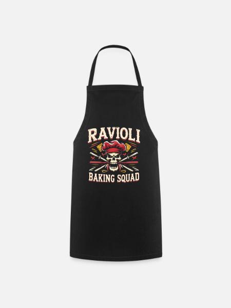 Ravioli Baking Squad - Kochschürze - Schwarz