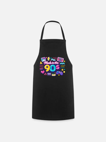 made in the 90s - Kochschürze - Schwarz