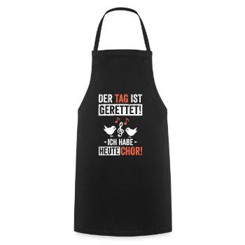 Chœur de The Day Is Saved - Tablier de cuisine - noir - Devant - AI Model Male 185 dark (185cm)