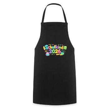 Don d’inscription scolaire 2026 - Tablier de cuisine - noir - Devant - AI Model Male 185 dark (185cm)