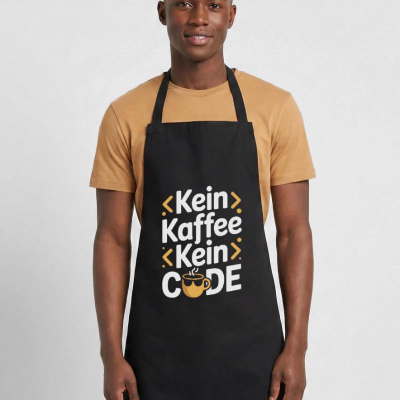 No Coffee No Code Programmer Computer Scientist Cooking Apron
