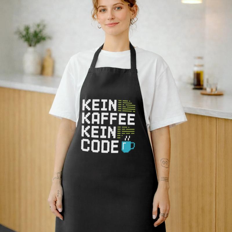 No Coffee No Code Programmer Computer Scientist Cooking Apron