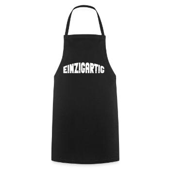 Unique - Cooking Apron - black - Front - AI Model Male 185 dark (185cm)