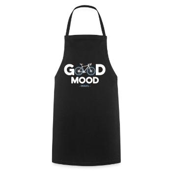 Vélo velo good mood sport cycliste gravel - Tablier de cuisine - noir - Devant - AI Model Male 185 dark (185cm)