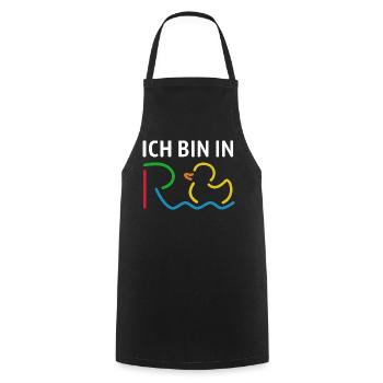 Je suis à la retraite - Retraite - Pension - Tablier de cuisine - noir - Devant - AI Model Male 185 dark (185cm)