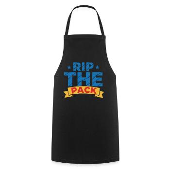 Pack d’extension de collectionneurs de cartes à collectionner Rip The Pack - Tablier de cuisine - noir - Devant - AI Model Male 185 dark (185cm)
