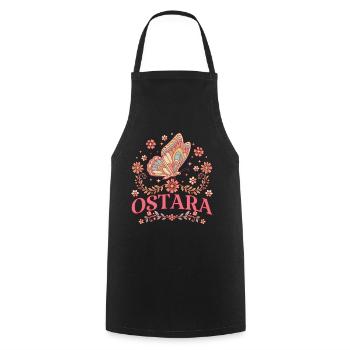Ostara Blessings Child Happy Easter Ostara - Cooking Apron - black - Front - AI Model Male 185 dark (185cm)