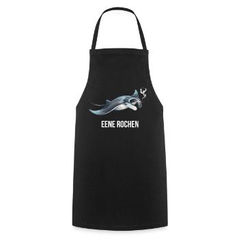 Ray Humor Shirt pour les fans de la mer - Tablier de cuisine - noir - Devant - AI Model Male 185 dark (185cm)