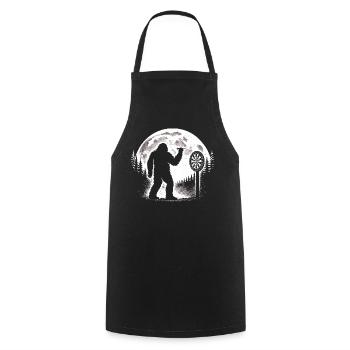 Bigfoot Darts - Cooking Apron - black - Front - AI Model Male 185 dark (185cm)