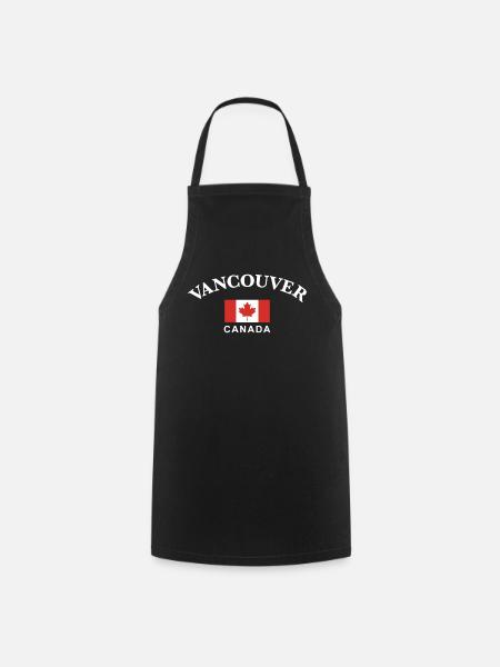Vancouver, Kanada - Kochschürze - Schwarz