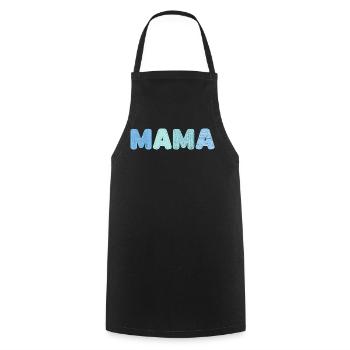 Patchwork Geschenkidee für Mama zum Muttertag - Kochschürze - Schwarz - Vorne - AI Model Male 185 dark (185cm)
