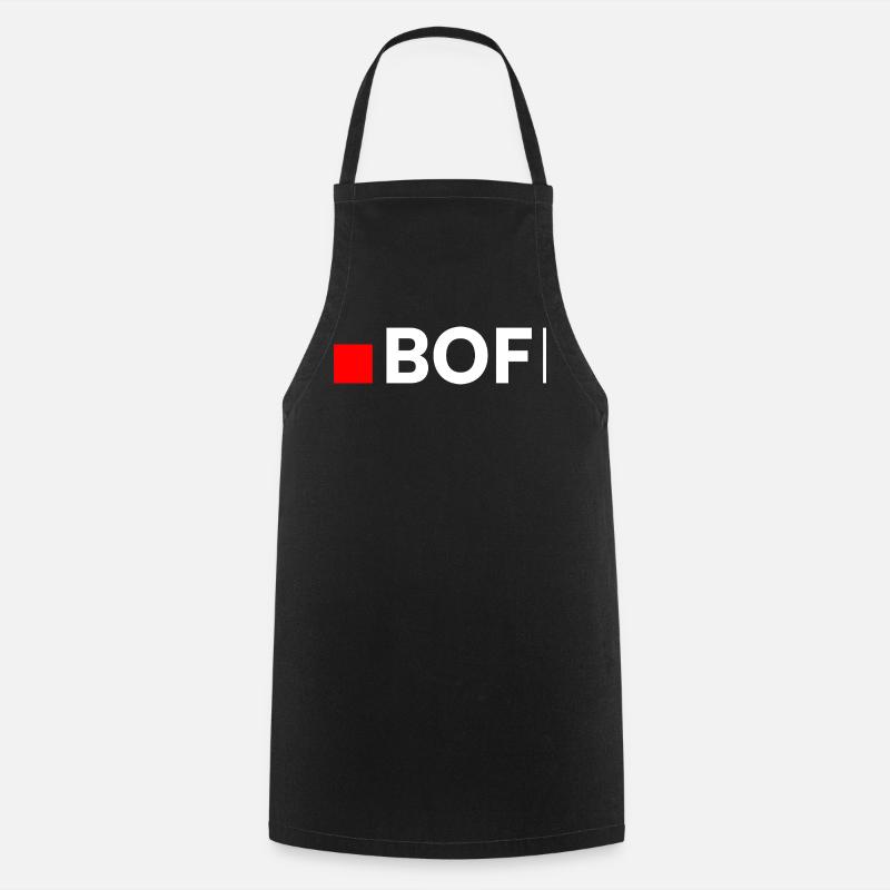FRO | Minimalist funny reaction - Cooking Apron - black