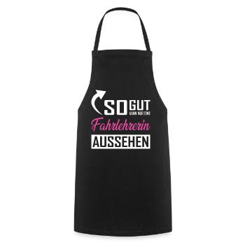 Only a driving instructor can look so good - Cooking Apron - black - Front - AI Model Male 185 dark (185cm)