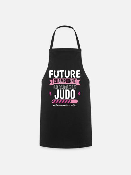 Future Championne De Judo Judoka - Tablier de cuisine - noir