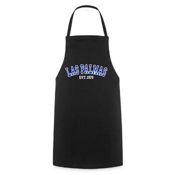 Las Palmas Est. 1976 - Cooking Apron - black - Front - AI Model Male 185 dark (185cm)