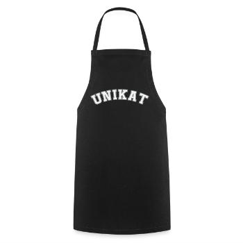 unikat - Kochschürze - Schwarz - Vorne - AI Model Male 185 dark (185cm)