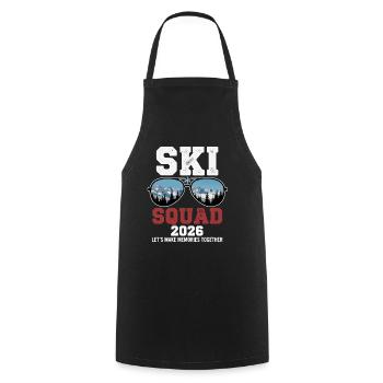Ski Squad 2026 Ski Holidays - Cooking Apron - black - Front - AI Model Male 185 dark (185cm)