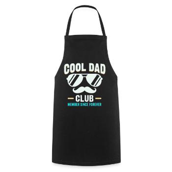 Cool Dad Club, Lustiges Vatertag Papa Hoodie - Kochschürze - Schwarz - Vorne - AI Model Male 185 dark (185cm)