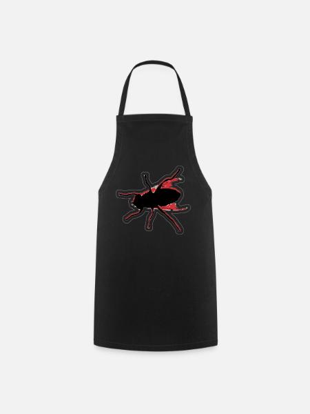 Fly Fishing No. 4 - Cooking Apron - black