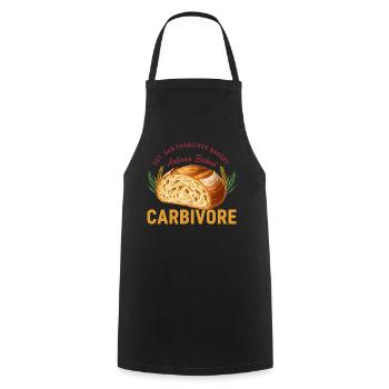 sourdough Bread Baking Carbivore San Francisco - Cooking Apron - black - Front - AI Model Male 185 dark (185cm)