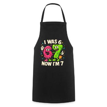 7. Geburtstag Kinder 67 Meme Humor Geschenkidee - Kochschürze - Schwarz - Vorne - AI Model Male 185 dark (185cm)