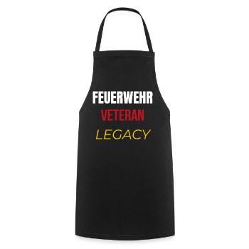 Feuerwehr Veteran – Legacy T‑Shirt - Kochschürze - Schwarz - Vorne - AI Model Male 185 dark (185cm)
