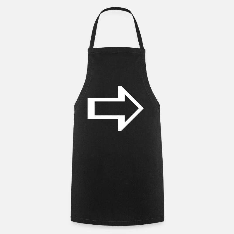 Arrow right left Icon - Cooking Apron - black