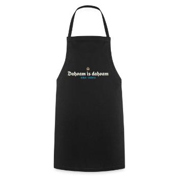 Dahoam is dahoam - Cooking Apron - black - Front - AI Model Male 185 dark (185cm)