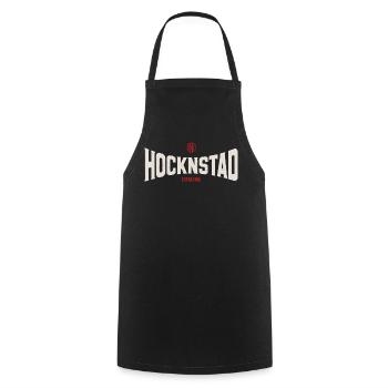 Hocknstad - Cooking Apron - black - Front - AI Model Male 185 dark (185cm)